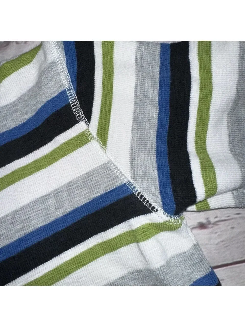 EUC Kids 5T Gymboree 1/4 Zip Pullover LS Striped Shirt